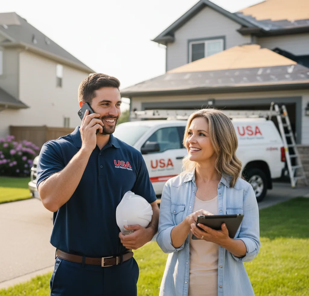 USA Roof Repair Experts customer support in Bois D Arc